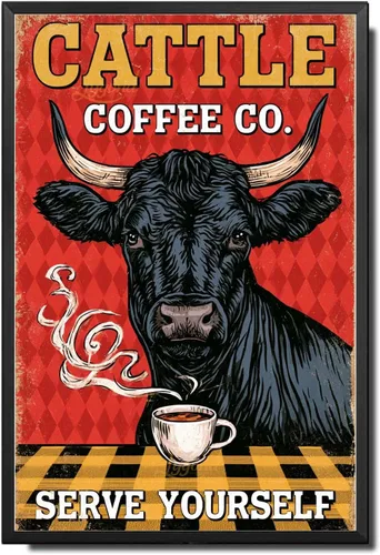 Vista 30 de Lygond Letrero de metal con texto en inglés «Bear That's What I Do I Drink Coffee I Hate People and I Know Things», decoración de invernadero