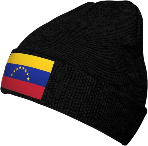 Vista 30 de Gorro de punto nacional para invierno y otoño, gorros para hombres y mujeres, gorro cálido con puños, gorro de esquí suave unisex