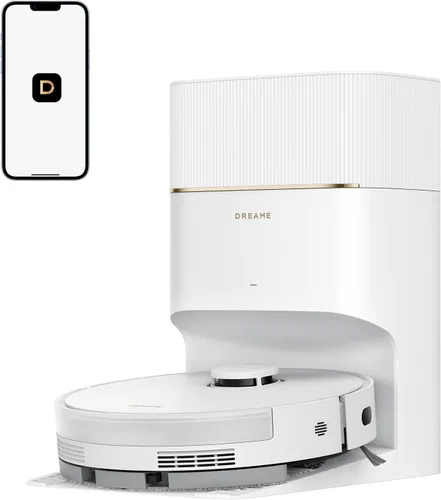 Vista 12 de DREAME D20 Air Plus Robot Vaccum and Mop Combo con succión de 20,000 Pa, tecnología antienredos, muelle de vaciado automático, limpieza profunda