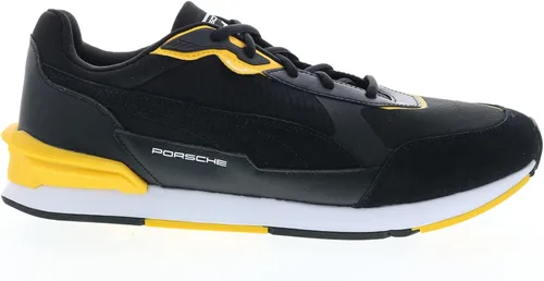 Vista 2 de PUMA Mens Porsche Legacy Low Racer Sneakers Shoes Casual - Black
