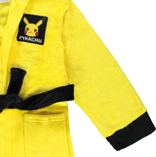 Vista 5 de Super Mario, Pokémon & Sonic Fleece - Bata con capucha para niños, bata de baño de felpa súper suave para niños con bolsillos, producto