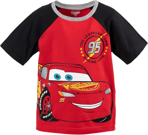 Vista 3 de Disney Pixar Cars Mickey Mouse King Toy Story Buzz Lightyear - Conjunto de camiseta gráfica y pantalones cortos de rizo francés
