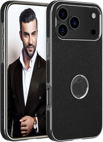 Vista 14 de LOHASIC Funda de cuero para iPhone 13 Pro, delgada de lujo para hombres y mujeres de negocios, funda de PU suave antideslizante a prueba de golpes