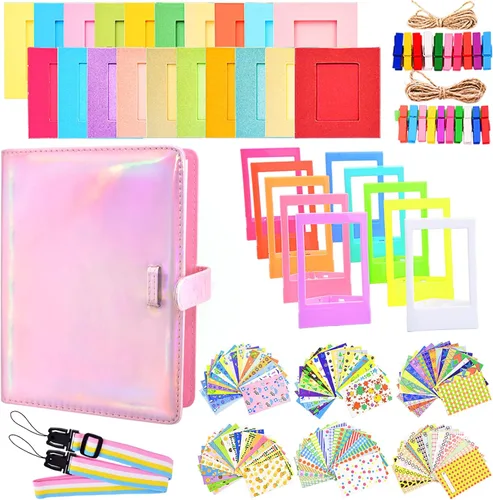 Vista 11 de Sunmns - Kit de accesorios para álbum Instax Mini, color negro