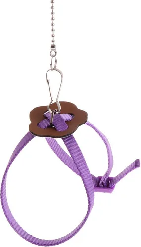 Vista 3 de Adjustable Bird Harness 3.94 Ft Long Leash Kit Outdoor Flying Training Rope for Small Birds Parrots Anti Toys African Grey for Small Parrots for