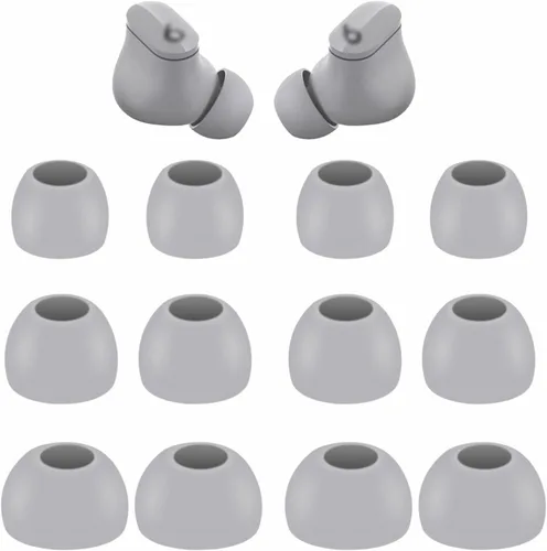 Vista 9 de 6 pares de almohadillas de silicona de repuesto compatibles con Beats Studio Buds + / Fit Pro, S/M/L 3 tamaños de auriculares, cubierta de gel