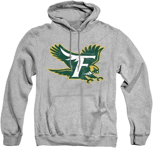 Vista 132 de Distressed College Primary Logo Adult Pullover Hoodie Collection 1 Universidad Estatal de Albany