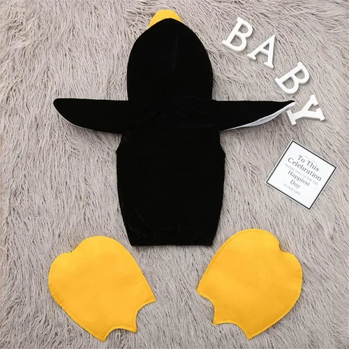 Vista 5 de Disfraces de Halloween para bebés pequeños disfraz de animal disfraz de Navidad mameluco con capucha trajes de cosplay para niños