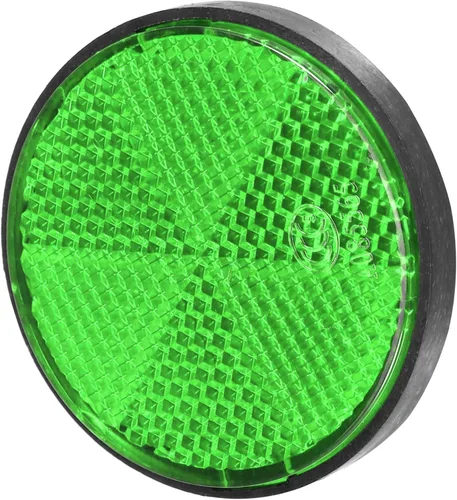 Vista 5 de X AUTOHAUX Reflectores traseros redondos de 8 piezas de tornillos en radios de seguridad, reflectantes, postes de puerta reflectantes, reflectores