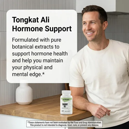 Vista 4 de NutraBio Tongkat Ali Longjack 100 Suplemento – Apoyo natural para masa muscular, fuerza, rendimiento – Longjack Tongkat Ali para hombres – 200 mg