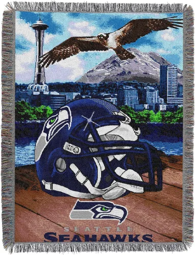 Vista 8 de Northwest NFL Woven Tapestry Wall Hanging, 48 x 60 Inches, Officially Licensed, Decorative Fringes