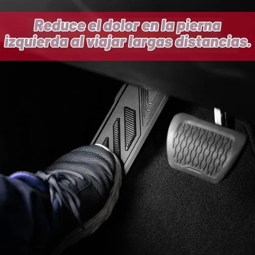 Vista 3 de Almohadilla de Reposapiés para Conductor - Panel Lateral Izquierdo Ajustable Antideslizante Engrosado Sin Perforación Compatible con Jeep Wrangler