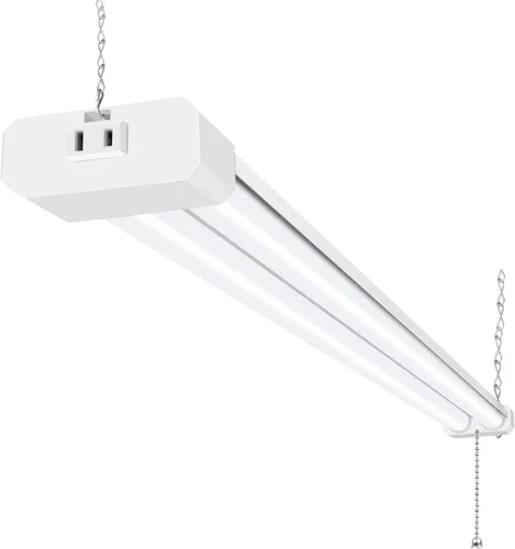 Vista 8 de hykolity Luz LED de 5000 K para tienda, 4 pies, luz diurna de 42 W, luces de techo LED para garajes, talleres, sótanos, colgantes o empotrados