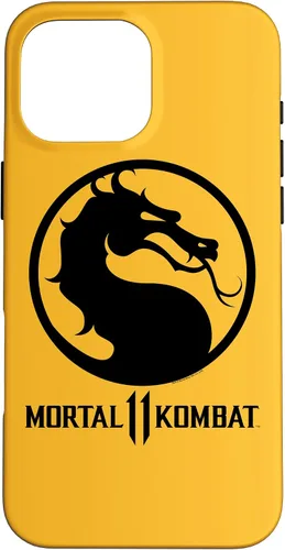 Vista 19 de Mortal Kombat 11 Dragon Black Logo Case for iPhone 17