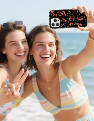 Vista 255 de Jusy Funda compatible con MagSafe con estampado de caparazón de tortuga marrón para iPhone 7/8/SE, cubierta protectora de TPU suave magnética