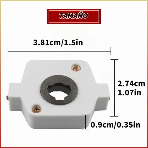 Vista 2 de 2 piezas PA020015 Range Spark Ignition Switch Pieza de repuesto compatible con algunas estufas de gas Viking Reemplazo para 810755 AP3160646