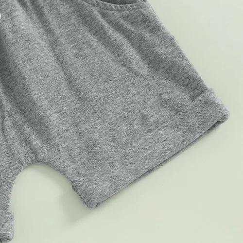 Vista 6 de Conjunto de ropa de verano de 2 piezas para bebé niño y niño de granja con pollo, de manga corta