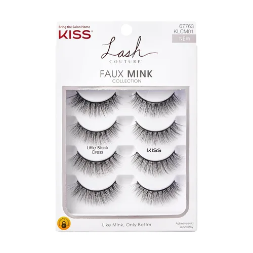 Vista 10 de KISS - Paquete múltiple de pestañas postizas de visón sintético de la colección Lash Couture, “Jubilee”, 10mm, longitudes múltiples, reutilizables