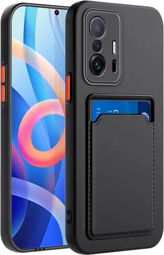 Vista 18 de Funda para Redmi Note 9 Pro, Redmi Note 9s con ranura para tarjetas de crédito, TPU suave TPU silicona resistente a los arañazos delgada ranura