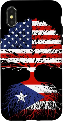 Vista 5 de Puerto Rico Boricuas Roots - Carcasa para iPhone 17, diseño de bandera estadounidense de Puerto Rico