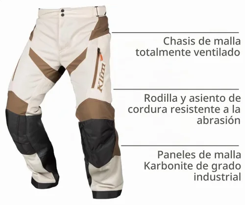 Vista 3 de KLIM Pantalones de moto Mojave Off-Road para hombre Desierto