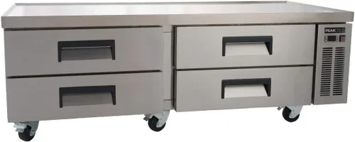 Vista 7 de PEAKCOLD - Base de chef refrigerada con 2 cajones, 36 pulgadas de ancho