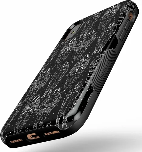 Vista 145 de Casely Funda para iPhone Xs Max Funda con estampado de festival (solo buenas vibraciones)