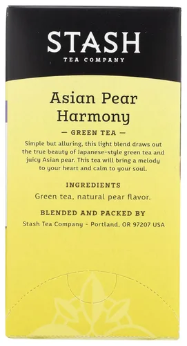 Vista 5 de Asian Pear Harmony GreenTea Stash Tea 18 Bolsa