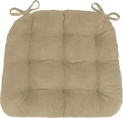 Vista 18 de Barnett Home Decor Almohadillas para silla de comedor con lazos - Bethanne Azul Floral Tamaño Mediano 16.5 x 18 - Cojines para silla Windsor