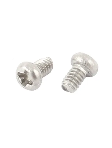 Vista 2 de uxcell Tornillos Phillips de cabeza cruzada de acero inoxidable 304 M2 x 0.118 in 60pcs