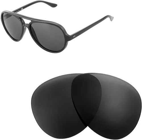 Vista 3 de Walleva Lentes de repuesto para lentes de sol Ray-Ban RB4125 Cats 5000 de 2.323in, múltiples opciones disponibles