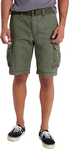 Vista 51 de Unionbay Survivor pantalones cortos de cargo con cinturón para hombre