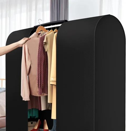 Vista 2 de Zilink Funda para Perchero de Ropa de 43 Pulgadas a Prueba de Polvo Transpirable Funda para Perchero de Ropa Bolsas para Ropa Grandes Protector