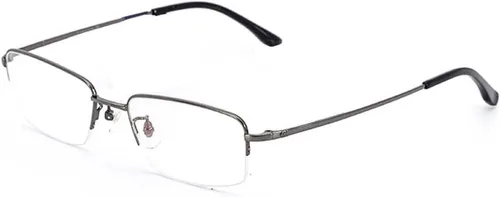 Vista 2 de Lentes de repuesto para patillas, marco, brazos, piernas, accesorios para gafas, pies con marco y vidrio, gris oscuro