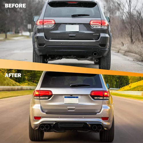Vista 6 de Lámpara reflectora de parachoques trasero compatible con Jeep Grand Cherokee 2012-2018, Patriot 2013-2017, Dodge Journey 2012-2020 Reflectores