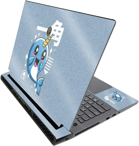 Vista 728 de MightySkins - Skin brillante con purpurina para Alienware M17 R3 (2020) y M17 R4 (2021) - Diversión de los años 90 Acabado duradero con purpurina