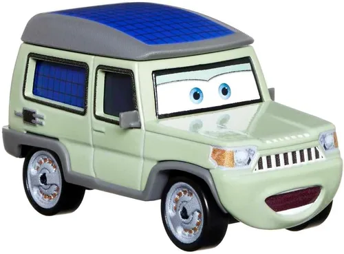 Vista 3 de Disney Cars Toys and Pixar Cars - Vehículo Axelrod fundido a presión, escala 1:55, vehículos de personajes favoritos de los fanáticos para carreras