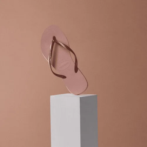 Vista 8 de Havaianas Sandalias delgadas para mujer Rosa Ballet
