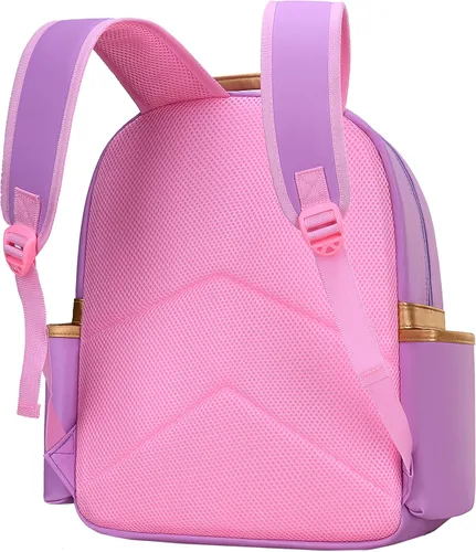 Vista 4 de Mochila impermeable de PU para niños de la escuela primaria