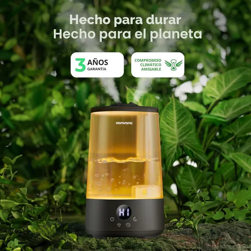 Vista 9 de Homvana Humidificadores para dormitorio y hogar, 3.6 L de llenado superior de niebla fría 34 horas de tiempo súper largo, silencioso 23 dB