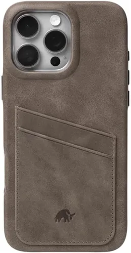 Vista 9 de Funda de cartera de cuero artesanal premium Bullstrap para iPhone 13 Ajuste impecable sin volumen y almacenamiento seguro de tarjetas Funda