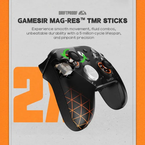 Vista 7 de GameSir G7 Pro Wireless Gaming Controller - Officially Licensed for Xbox Series XS, Xbox One, Windows PC & Android, TMR Joysticks, 1000Hz Polling