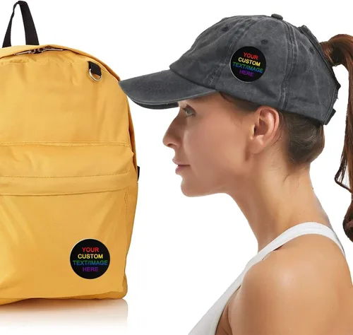 Vista 6 de Alfileres personalizados, botones personalizados, 1-200 unidades, broche personalizado, botón personalizado para mochila, decoración de tela