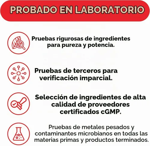 Vista 8 de Ácido alfa lipoico – ALA de alta potencia 650mg para apoyo nervioso 60