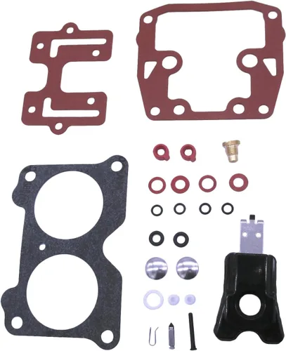 Vista 6 de Motor de barco 0439076 439076 777718 390055 392550 398526 435443 434888 439076 433519 Kit de reparación de carburador para Evinrude Johnson OMC V4