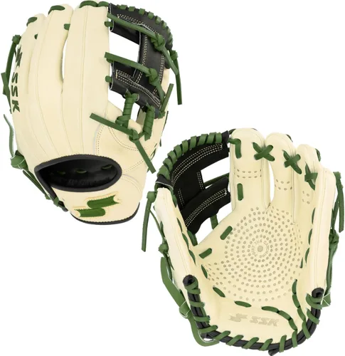 Vista 33 de SSK Z5 Craftsman Guante de béisbol para infield – 11.25” - 11.5” - 11.75” - 12” – Lanzamiento con mano derecha y izquierda