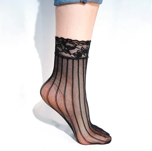 Vista 7 de Glamorstar 6 pares de calcetines tobilleros de encaje para mujer