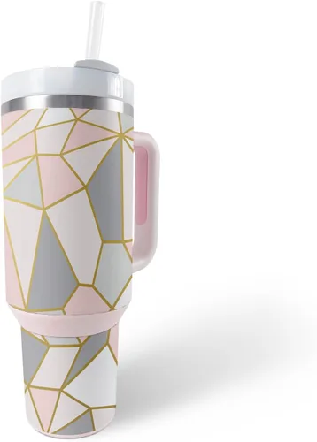 Vista 6 de MightySkins Skin - Vaso de vinilo compatible con Stanley The Quencher H2.0 FlowState de 40 onzas, Rasta León, protectora, duradera y única, fácil