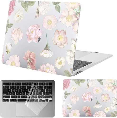 Vista 22 de Funda para MacBook Air 15.3'' A3448/A3241/A3114/A2941, lunares marrones