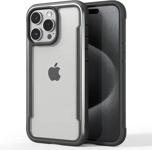 Vista 14 de Raptic Shield - Funda compatible con iPhone 12 Pro Max, protección contra golpes, marco de aluminio duradero, probada para caídas de 10 pies de Rojo